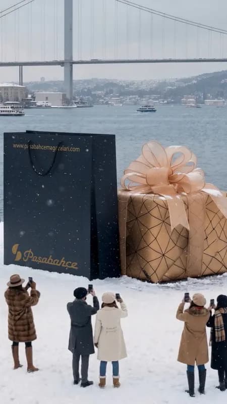 Paşabahçe | Giant Gift Box | FOOH AI Campaign — video poster görseli
