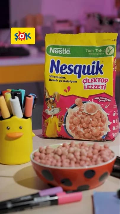 Nesquik: Çilektop — video poster görseli