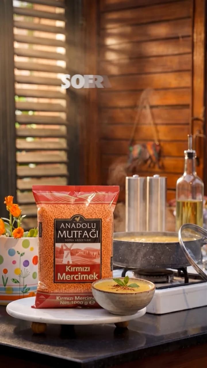 Anadolu Mutfağı: Kırmızı Mercimek Ürün Filmi — video poster görseli