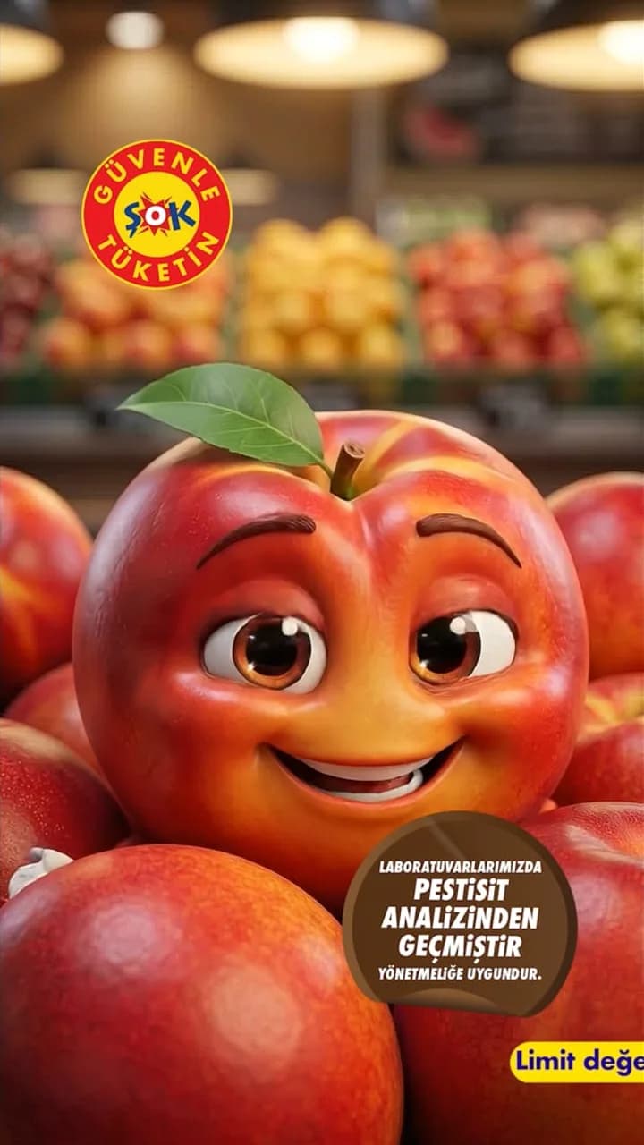 ŞOK Talking Fruits: Red Nectarine — video poster image